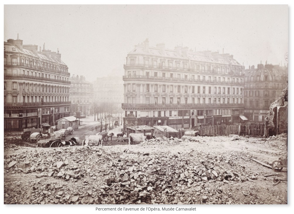 Percement de l'avenue de l'Opéra, Musée Carnavalet